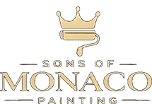 Crown paint roller logo design